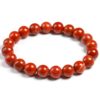 Bracelet en pierre de jaspe rouge avec des perles de 10mm