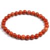 Bracelet en pierre de jaspe rouge avec des perles de 6mm